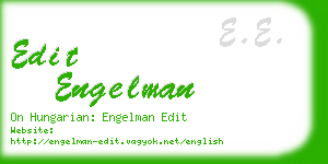 edit engelman business card
